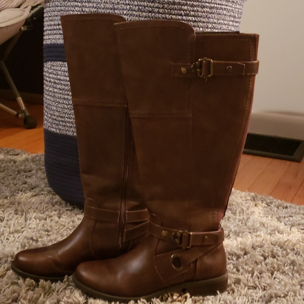 G by Guess wide calf Riding Boots